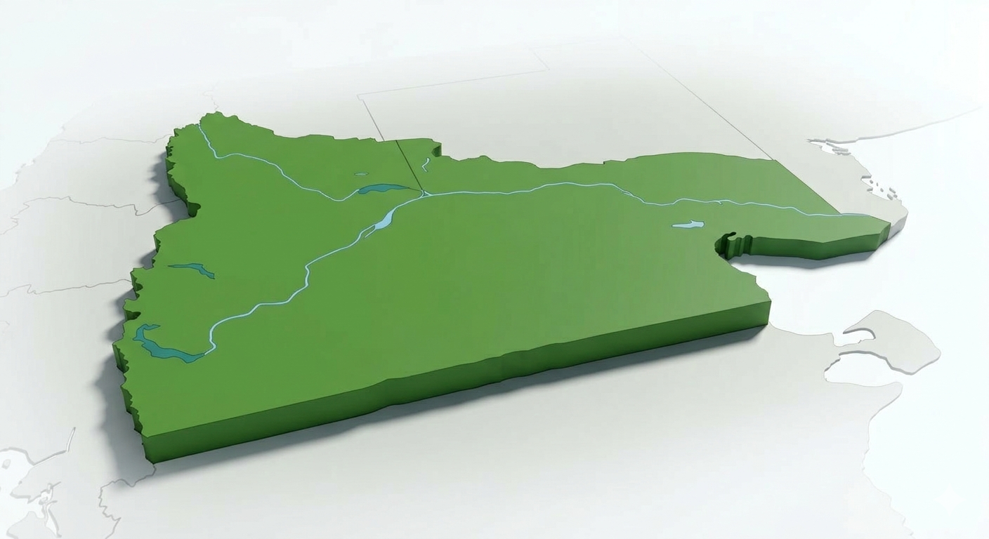Mapa de Neuquen y Rio Negro